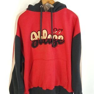 Vintage Johnny Blaze Hoodie Men's XL JBlaze Pullover Multicolored Distressed